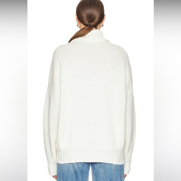 NWT EAVES Karina Sweater in Ivory Women's XS - Picture 2 of 12